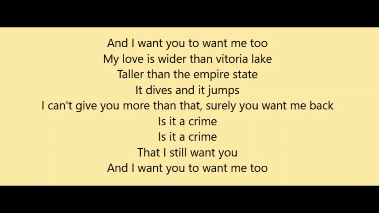 Sade   is it a crime lyrics
