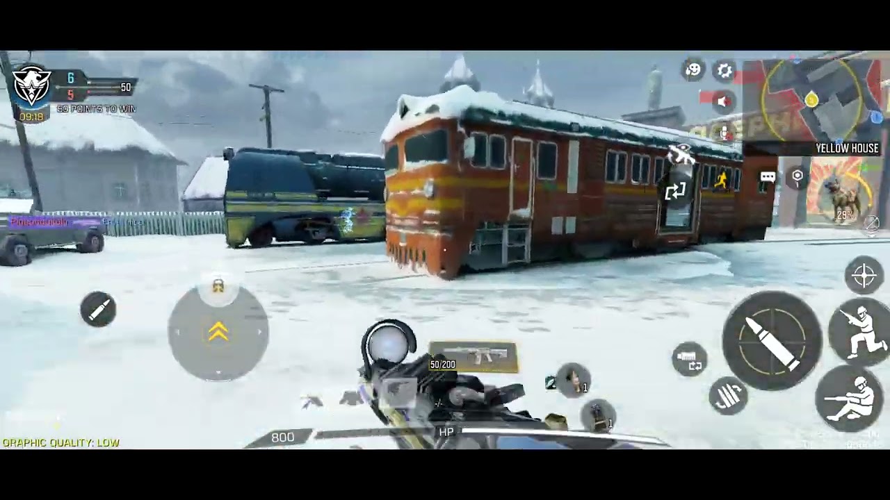 CODM ( call of duty mobile ) MULTIPLYER mode M4 assault rifal gameplay ...