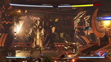 Injustice 2 darkseid 50 50 blue demon overhead