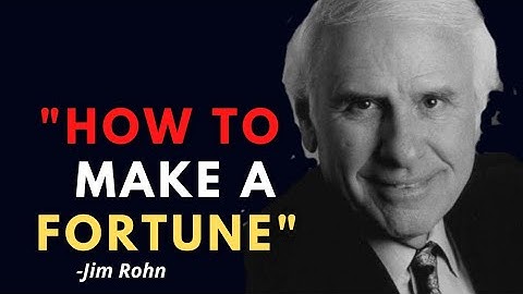 How To Make A Fortune (The Magic Of Part Time) | Jim Rohn