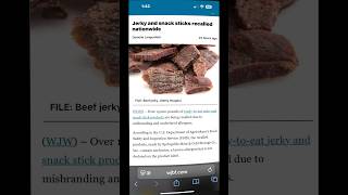 Jerky and snack sticks recalled nationwide