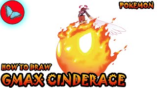 How To Draw Gigantamax Cinderace From Pokemon | Drawing Animals