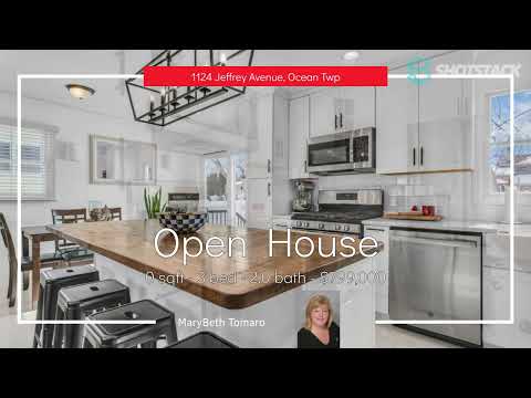 1124 JEFFREY AVENUE, Ocean Twp, NJ home video tour