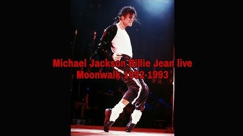 Michael Jackson Billie Jean live Moonwalk (1992-1993)