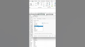 Master Data Validation: Dropdown Lists in Excel & Google Sheets! #excel #googlesheets #shorts