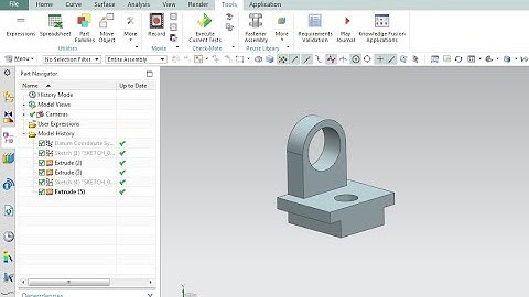 Siemens Nx CAD Basic Modeling tutorial for beginner part 5  NX 10