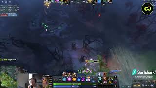 topson's Overconfident Tower Dive Goes WRONG - Dota 2