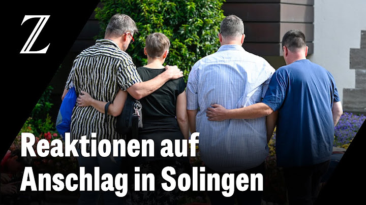 Großfahndung und Entsetzen nach Anschlag in Solingen