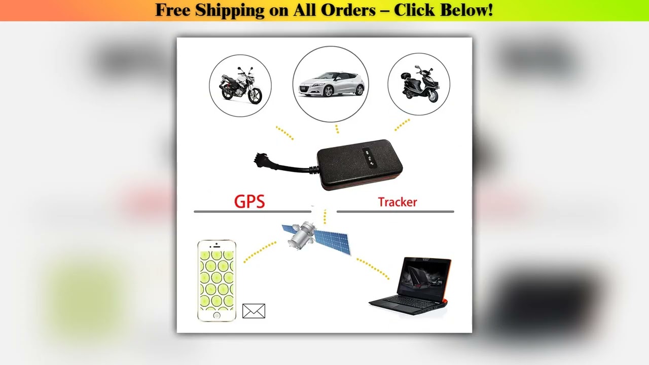 DYEGOO GT003 Gsm gps tracker for car alarm Vehicle tracker spy gadgets  Motorcycle locator with