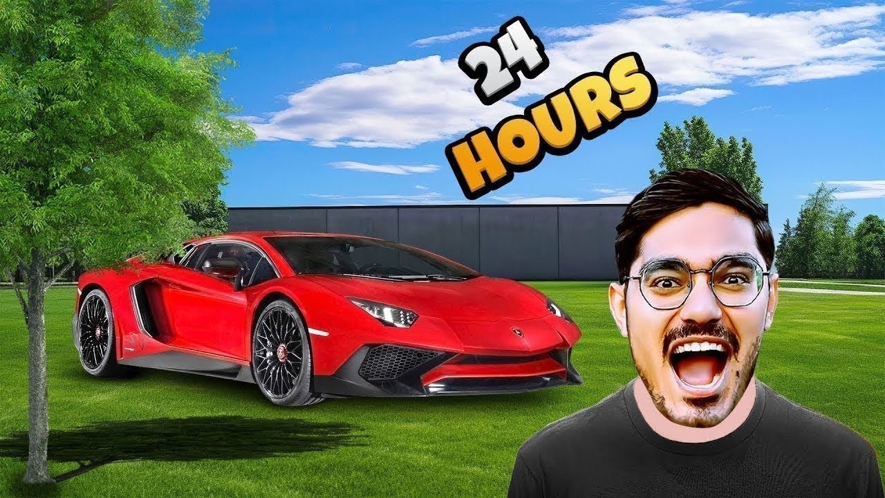 24 Hours in a Supercar Challenge  Ferrari   अब 24 घंटे इस से बाहर नहीं आ सकते   Can I Survive