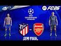 FC 26 - Atletico Madrid vs Arsenal | Champions League Semi Final Full Match | PC™ [4K60]
