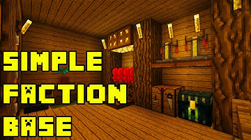Minecraft: Simple Faction Base Server Tutorial on FanaticCraft.com