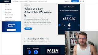 My experience applying for WGU / Financial Aid / Scholarships