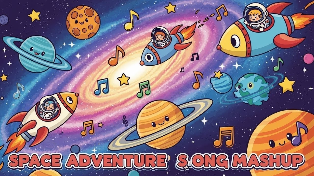 Сборник песен о космических приключениях | 10 минут космического веселья для детей | Время от Buz...