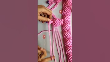 Macrame Toran Tutorial 😍 | Part 6 #shorts #short #diy #macrame #macrametutorial #onestopcreativity