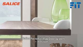 SALICE Pacta Falling Flap Door System - See It In Action in FIT's Christchurch Showroom.
