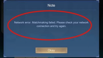 Fix Network Error Matchmaking Failed Mobile Legends Problem | Matchmaking Failed Mobile Legends