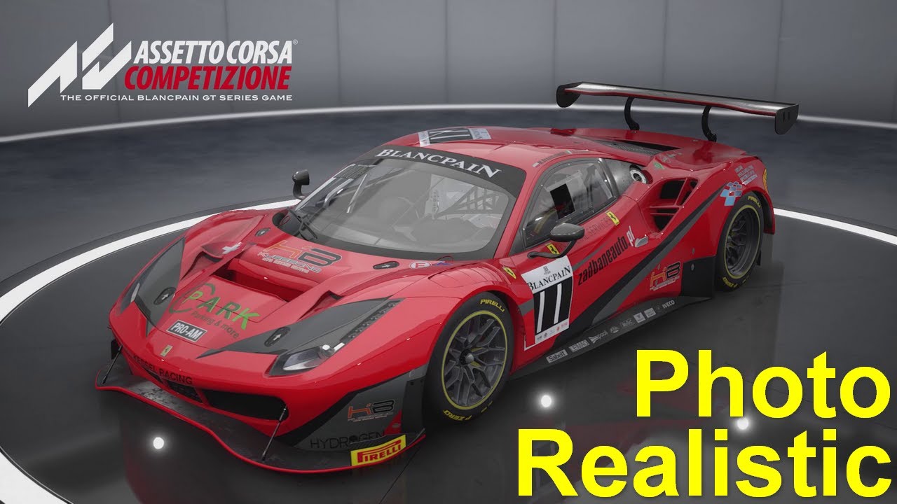 Photo Realistic Super Car Showcase - Assetto Corsa Competizione Pt ...
