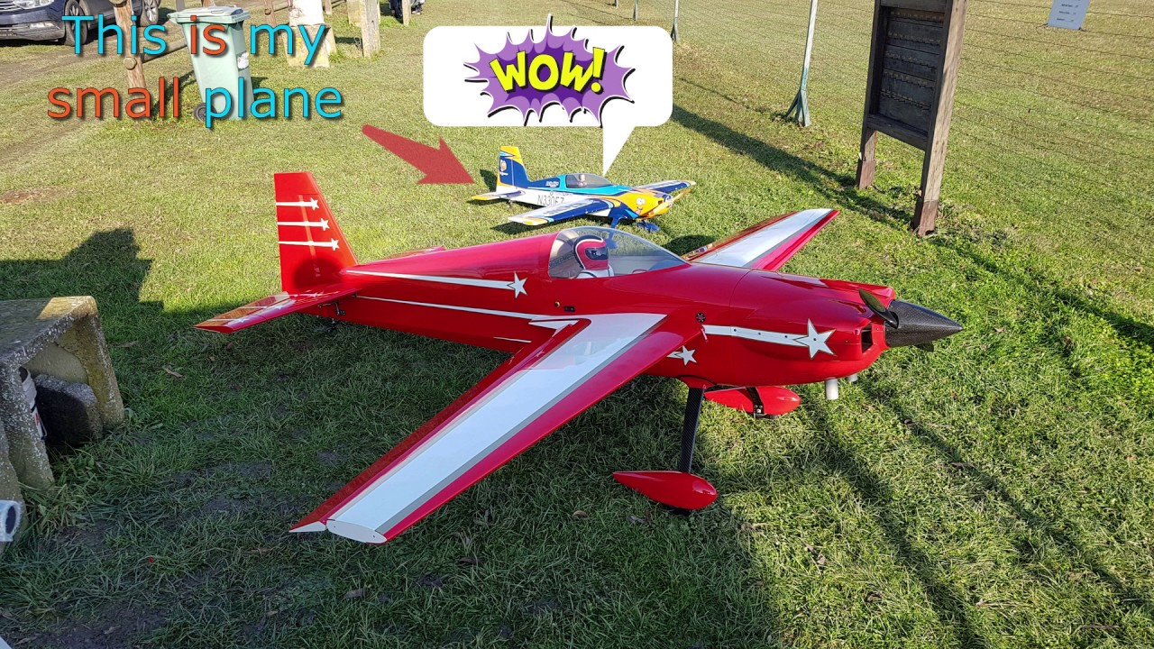 Laser 2 60 m RC model with combustion engine - YouTube