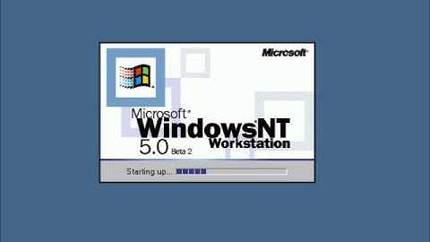 Windows NT 5.0 Beta Startup Sound