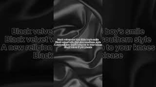 Black Velvet - Alannah Myles (Lyrics) Short