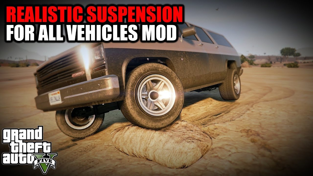 GTA 5 PC Realistic Suspension For All Vehicles! MOD SHOWCASE YouTube