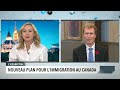 Nouveau plan en immigration  entrevue avec le ministre marc miller  31octobre 2023
