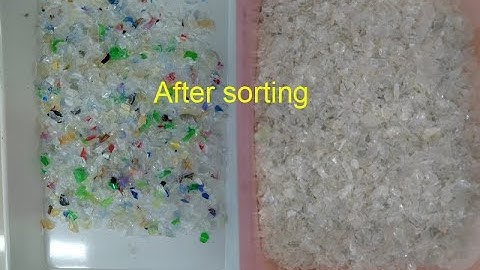 TOPSORT high accuracy white plastic PET color sorter
