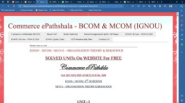 ANNOUNCEMENT : FOR ALL "MCOM STUDENTS" JUNE TEE 2024 ( A MUST WATCH VIDEO )