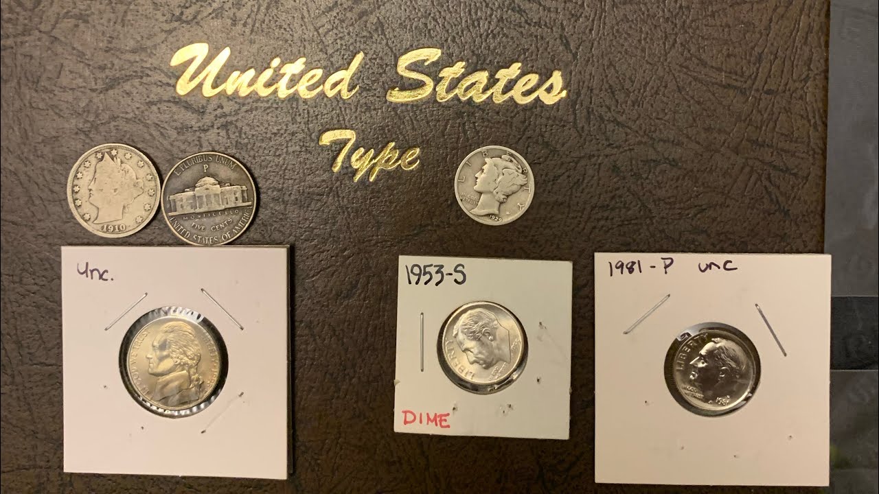 Dansco 7070 United States Type set adding 6 more coins - YouTube