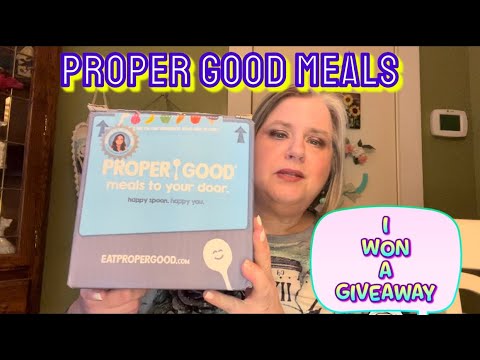 I WON A GIVEAWAY FROM @Foodmakeupskin PROPER GOOD MEALS