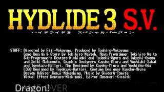 PC-9801 ハイドライド 3 S.V. (HYDLIDE 3 Special version ) soundtrack