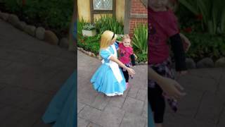 Meeting Alice At Disney World