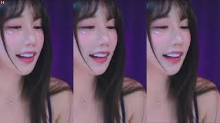 雷颖 그릴래영eunyoung1238  蓝色透视装