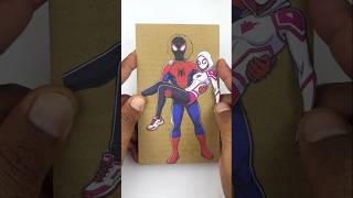 Spiderman Brand New Day Cardboard Spinning Game 🧩 #spiderman #brandnewday #shorts