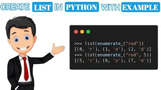 Python Lists & Accessing from List with examples | Python for Beginners