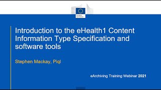 eArchiving Webinars 2021 - Patient Medical Records