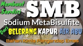 Bahan kimia pengendap emas smb atau sodium metabisulfite dibeberapa
tempat sulit ditemui. tutorial ini menyajikan pembuatan dengan dan
alat yang se...