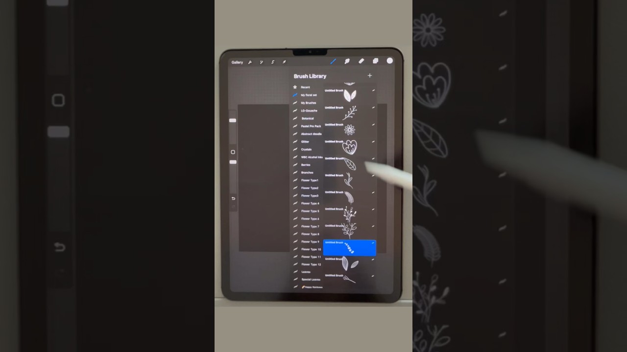 How-to-Create Floral Stamp Brushes
