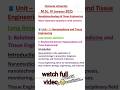 M.Sc IV Sem 2025| Nanobiotechnology &Tissue Engineering|Most Important Questions & Answers|PART 01