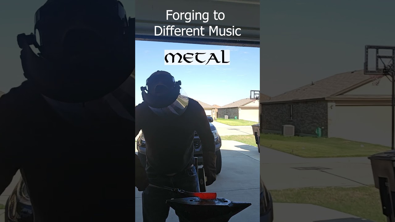 Forging to music pt 1 Metal 