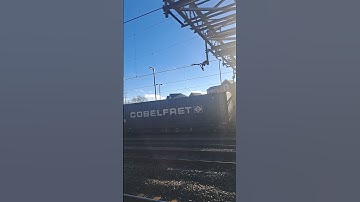 Direct Rail Services Class 88: 88005 Passing Tamworth Low Level Station Long Version