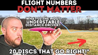 What is the most Understable Distance Driver? 20 Disc Comparison | Flight Numbers Don’t Matter