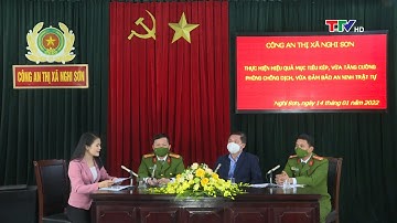 Công an thị xã Nghi Sơn vừa tăng cường phòng chống dịch, vừa bảo đảm an ninh trật tự