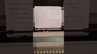 Smith-Corona PWP 1000 Typing a Saved Document