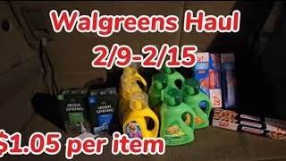 Famous Walgreens Couponing Haul 2/9-2/15 Wealth
