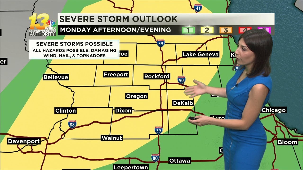Stronger storms are possible later today - YouTube