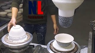 Amazing Ceramic Making Projects with Machines and Workers at High Level