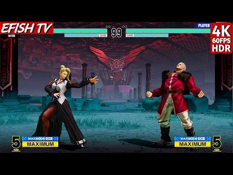 Mature vs Orochi Yashiro (Hardest AI) - KOF XV