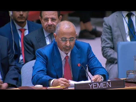 كلمة الرئيس الزُبيدي في المناقشة المفتوحة رفيعة المستوى بمجلس الأمن الدولي 2025